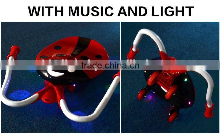 Hot Sale ABS Plastic Lady beetle Electric Ride On Car for kids