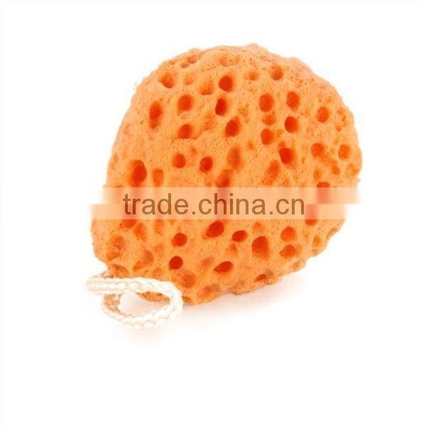 Shower Spa Sponge Body Cleaning Sponge Scrub (Orange)