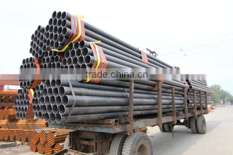 astm a53 schedule 40 thin wall black steel pipe, a106 q235b black steel pipe