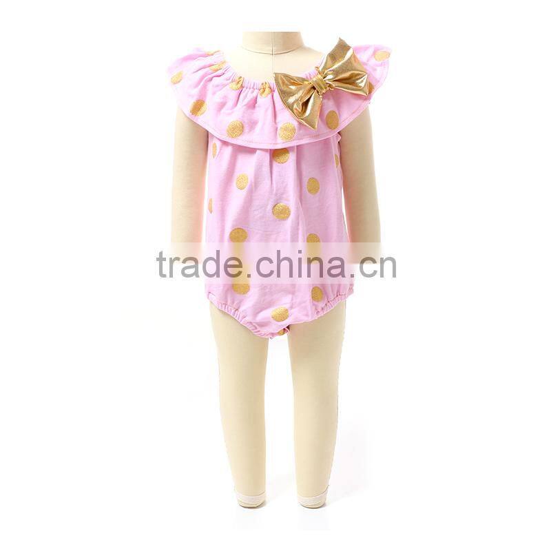 Wholesale Latest Newborn Baby gir Baby Toddler Clothing black Cotton Baby Romper for Infant Toddler wear