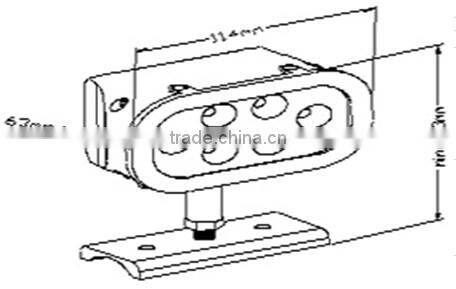 Best seller SS316 18w led boat navigation lights IP68 boat lighting led