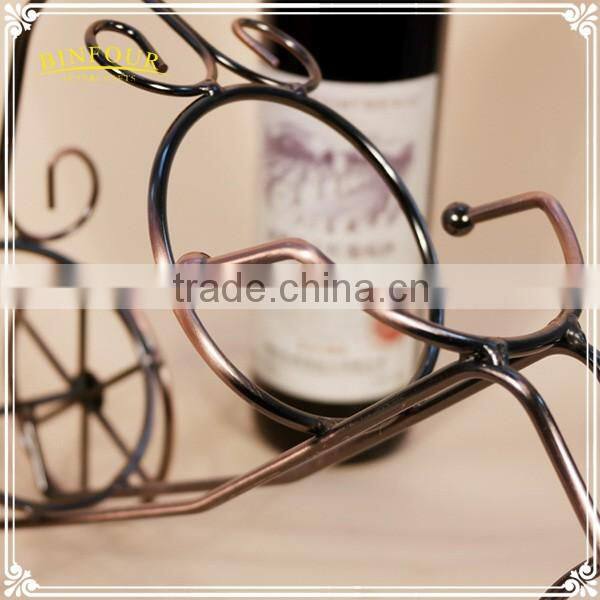 custom iron wine rack trolley metal craft ornaments home decorations