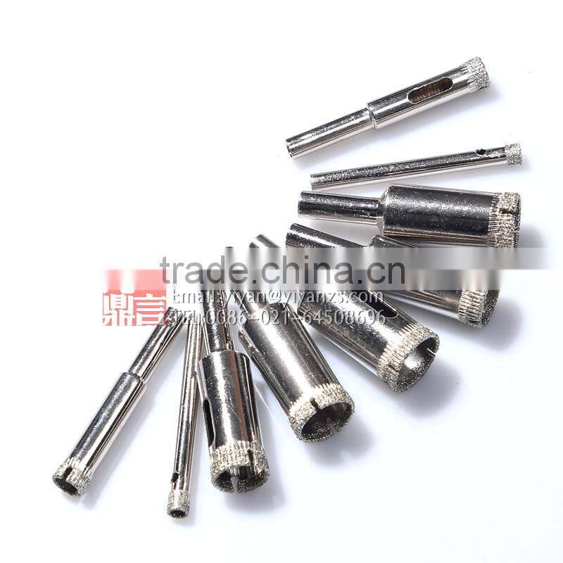 diamond glass drill bit hole saw set for hand power tool
