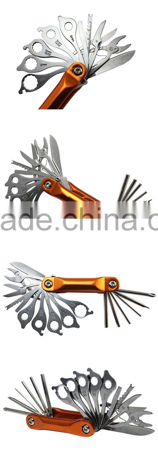 2015 bicycle repair multi tool with 16 accessories
