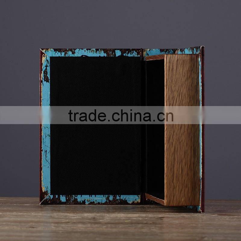 Cardboard paper decorative fake book shaped boxes wholesale