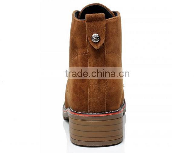 2016 fashion flat leather boot for ladies for woman made in China
