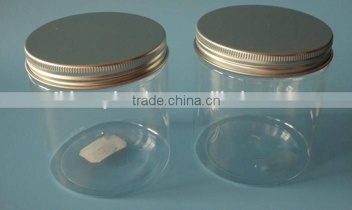 250ml PET Transparent Clear Plastic Jar made from suzhou factory