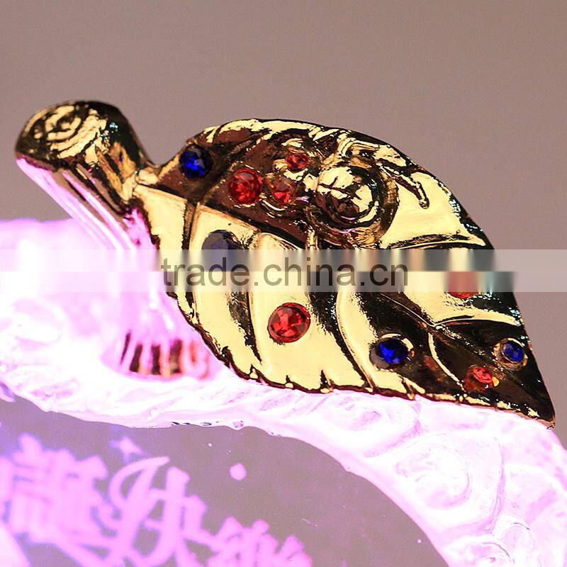 Fashion Wedding Souvenir Crystal LED Apple Gift