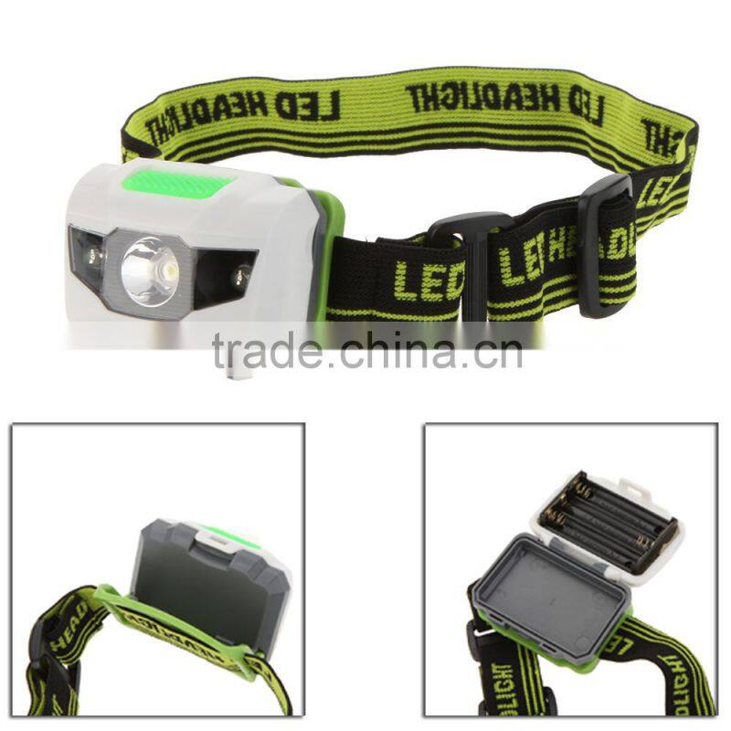 LED Headlight super bright 3W Ultra Bright 2 White Headlamp 3 Modes waterproof head lamp for Outdoor caming or caving
