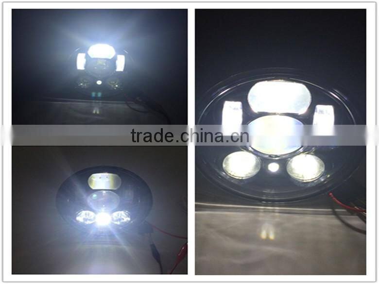 5-3/4" 45w 5.75" Motorcycle Projector led headlight for Harley Sportster,Street Bob FXDB, Iron883, Dyna