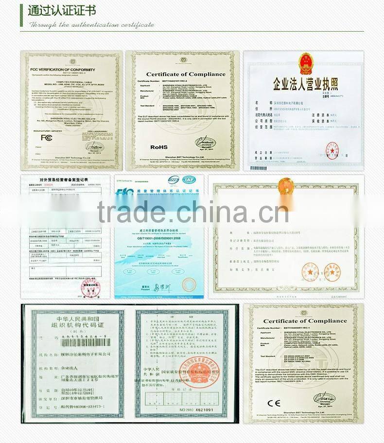 2 filters male to male VGA Cable