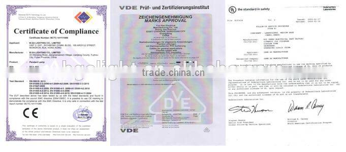 E27 Glass Ceiling Lighting for Kitchen