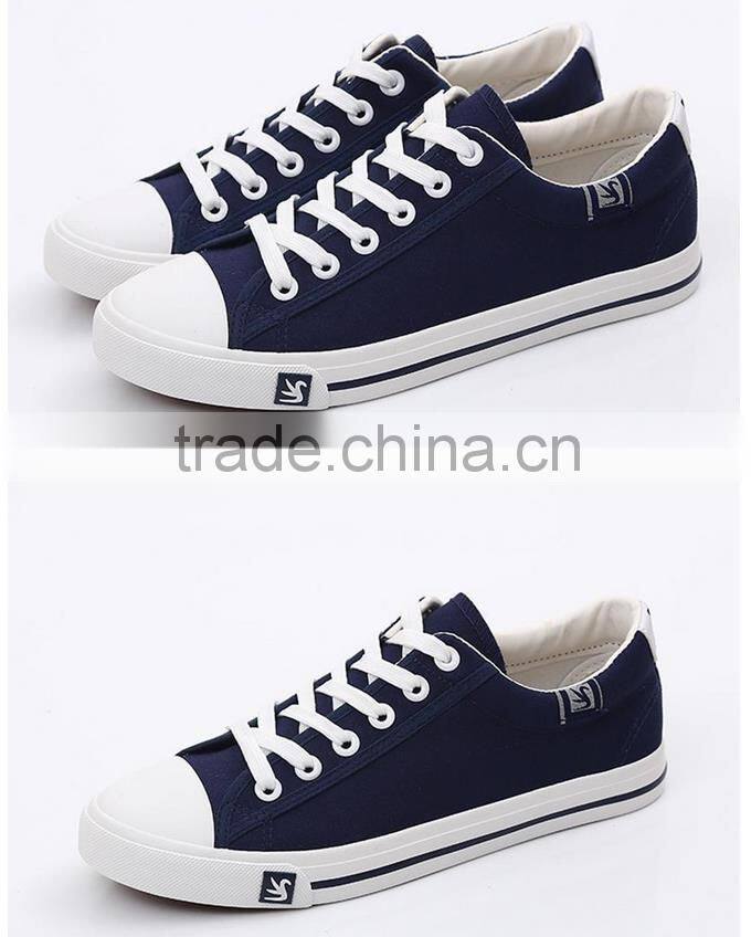 Popular fashion hot sale 2016 new model canvas shoes