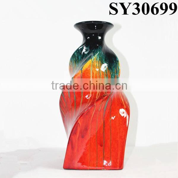 Indoor small glazed votive candle holder