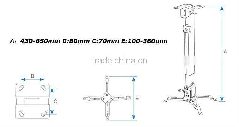 Home theater LED Projector ceiling Mount