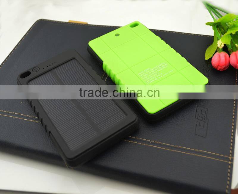 2015 new innovative high quality monocrystalline portable LED indicator slim mini portable solar panel charger