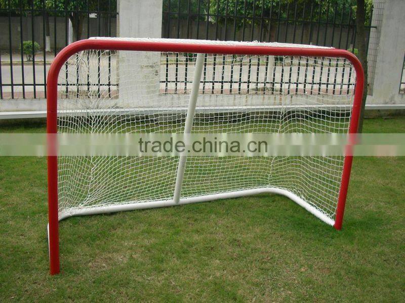 6ft steel ice hockey goal with net