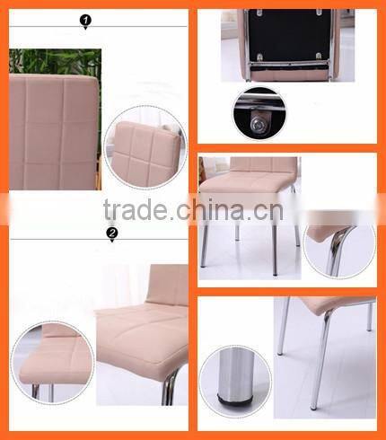 factory vendor new design high quality cheap metal chromed dining chairs