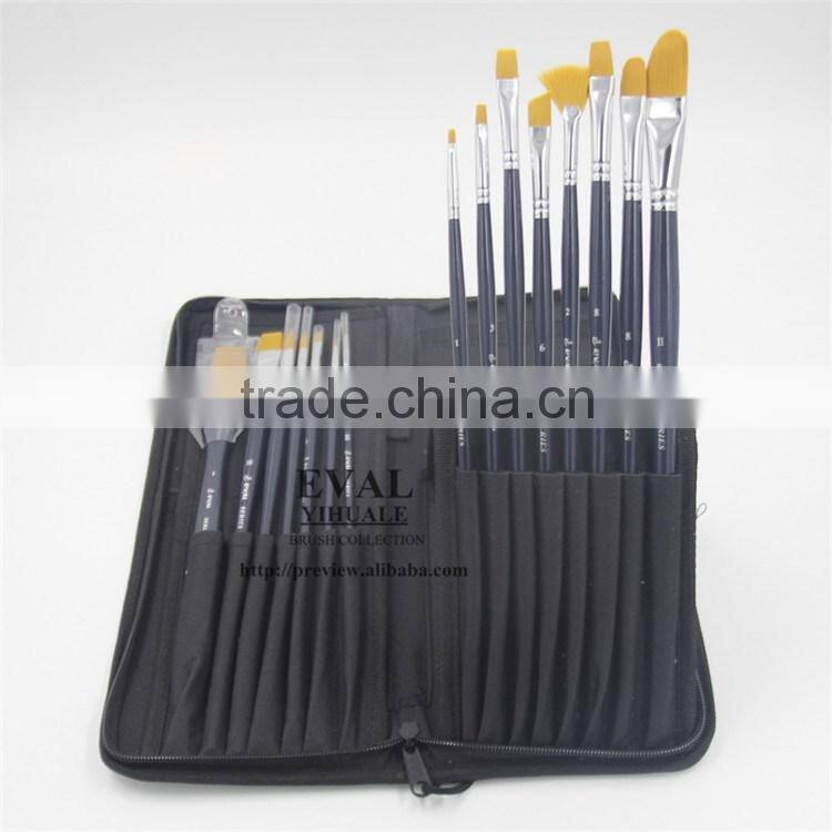 High quality paint brush set with packaging