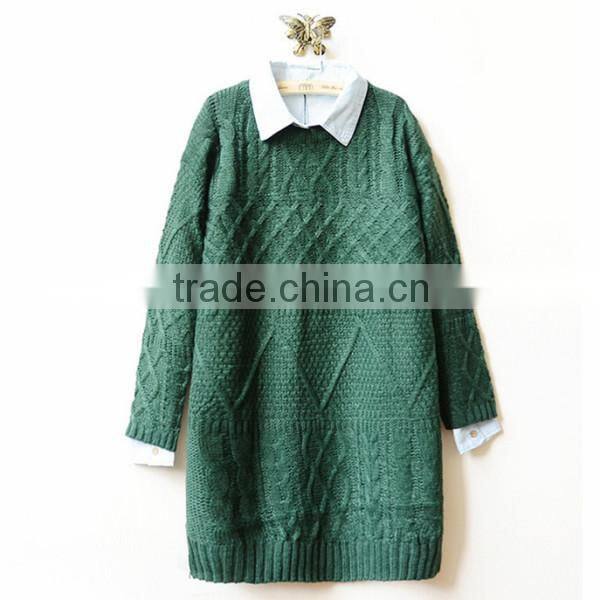 2015 Spring Autumn New Korean Fashion Women Long Sweater