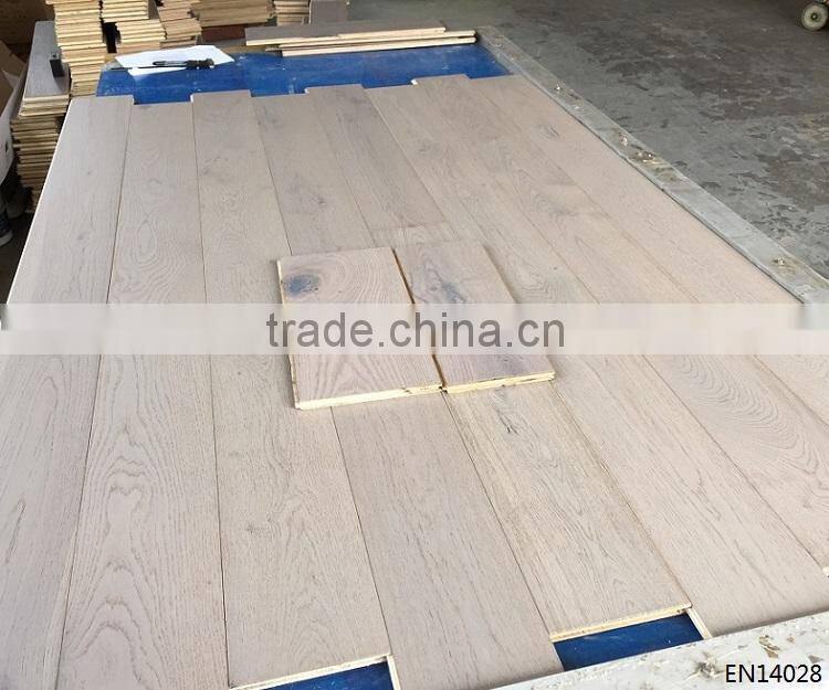 Dark Smoked Brushed Engineered Oak Timber Flooring