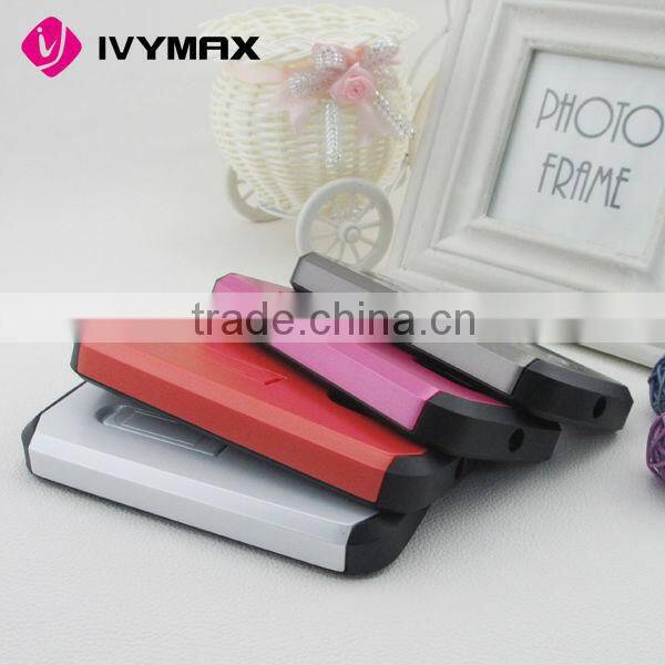 China Factory supply slim armor stand case for motorola e2