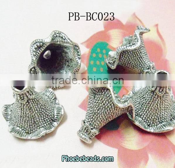 Wholesale Trend Flower Shape Gold Beads Accessories For Making Bracelet PB-BC021