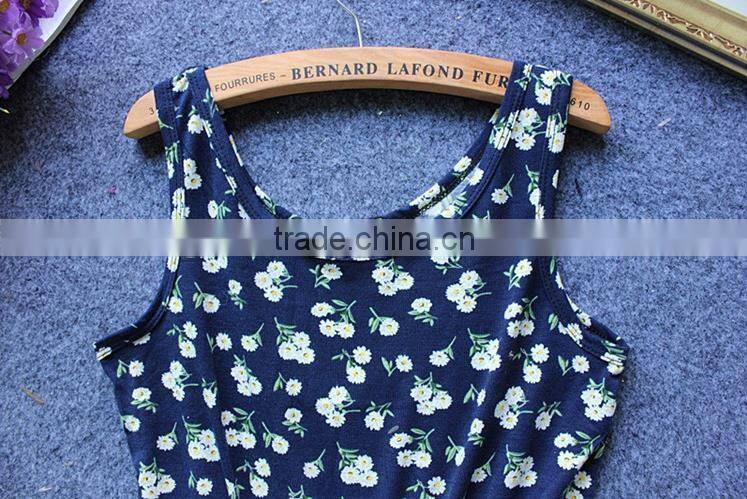 ladies latest smart casual one piece dress in floral print