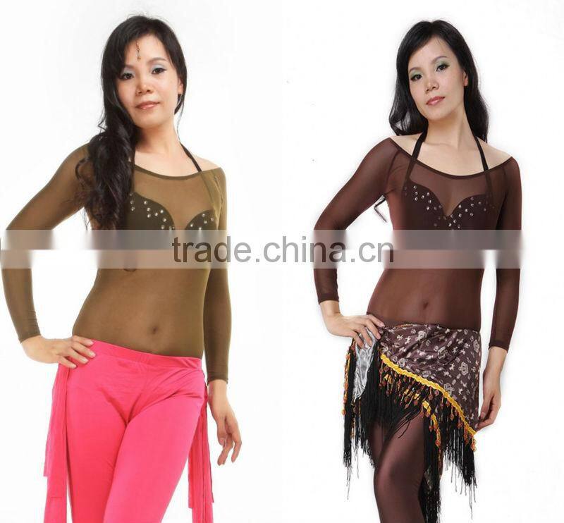 SWEGAL wholesale long sleeves sex belly dance top bra