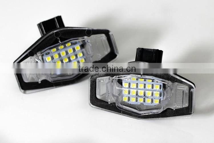 2016 new led license plate light epistar 10*23 led chip number plate light for H onda