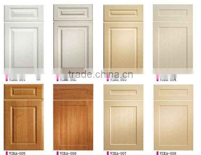 American style classical PVC shaker door kitchen cabinet