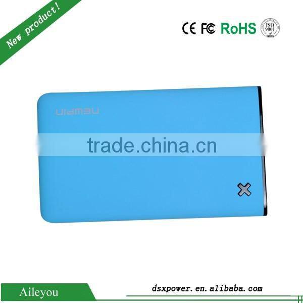 Superslim Rubber Painting Two Output 6000mAh PowerBank