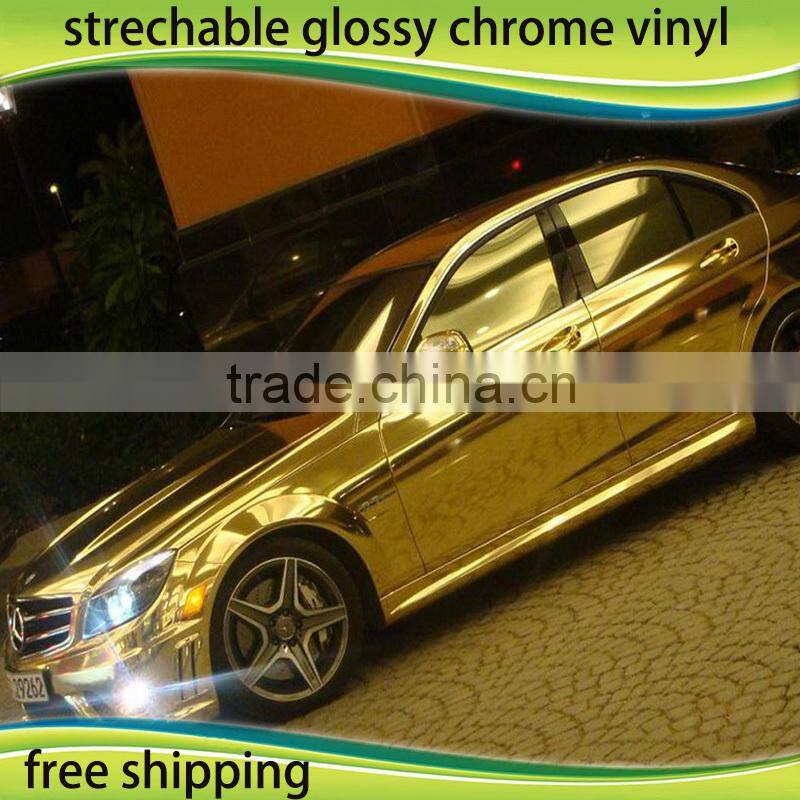 Vinyl chrome for car wrap