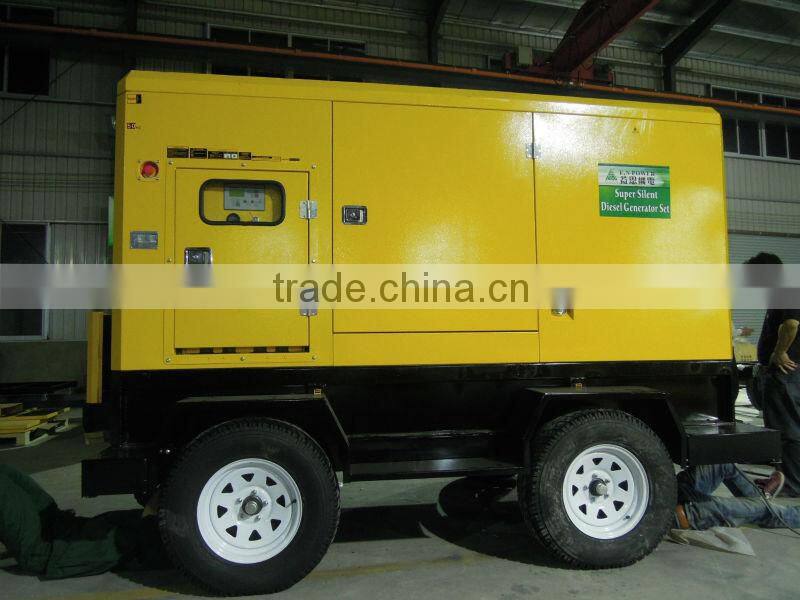 cheap silent portable silent generator 60kva with CE&ISO certificate