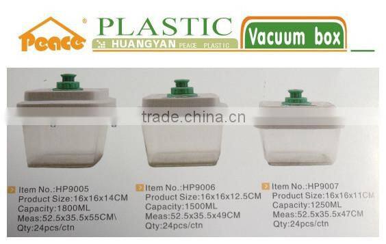 2014 New good quality vacuum pump food container