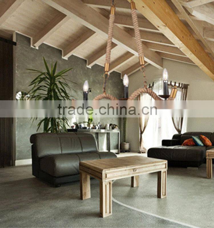 Hot Selling Hemp Ropes Pendant Lamps 240V E27 Led Light Exhibition Lamp