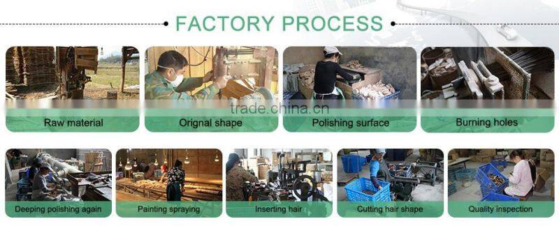 TOP QUALITY wooden hair massager brush comb Natural Wood Beaded Massage Hair Combs