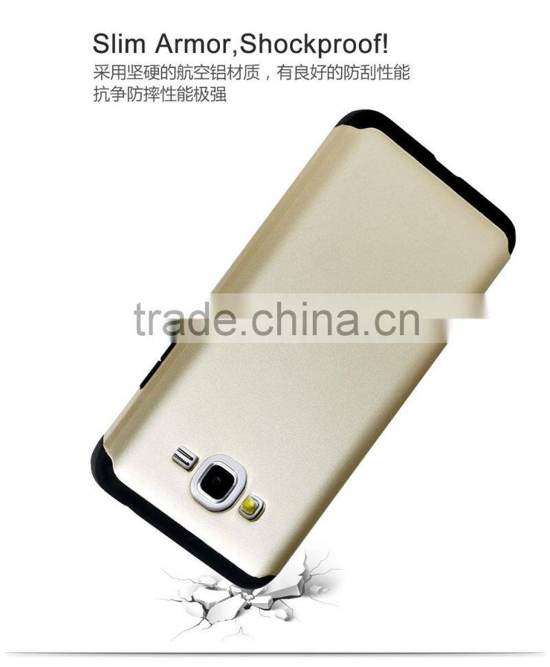 Colourful slim armor cell phone protective case for samsung galaxy grand prime g530h g5308w