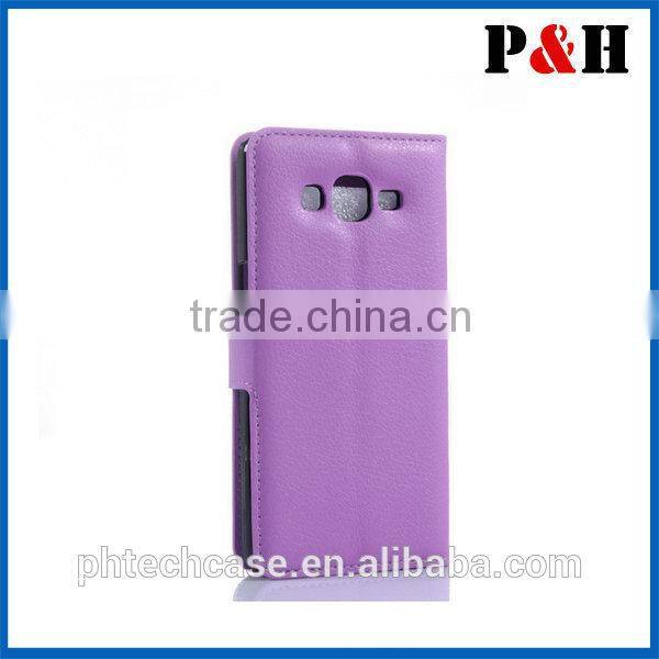 Wallet leather case for samsung Galaxy Grand Prime
