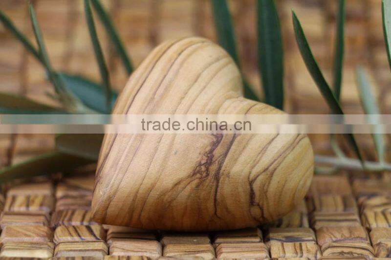Olive Wood Carved Big Heart