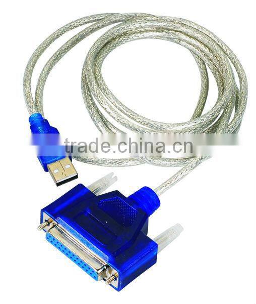USB 2.0 To DB25 IEEE-1284 Parallel Printer Cable Adapter