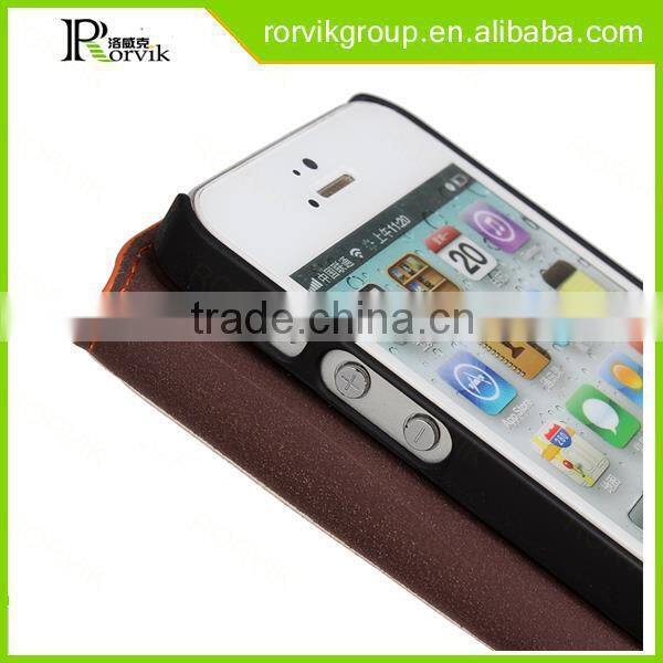 book style card slots PU leather mobile phone case for apple iphone 5 5S