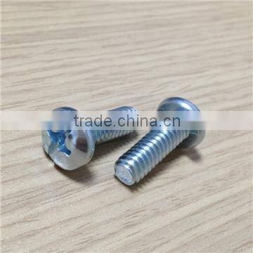 philips pan head screws white color