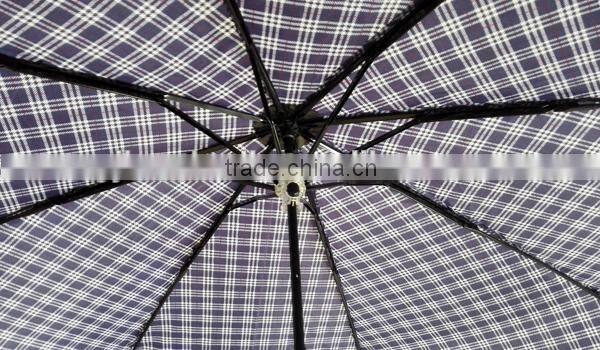 25" 3 Foldable Rain Umbrella, Large umbrella for Rain and Sun