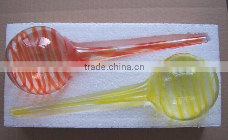 hand blown wholesale glass watering balls for plants