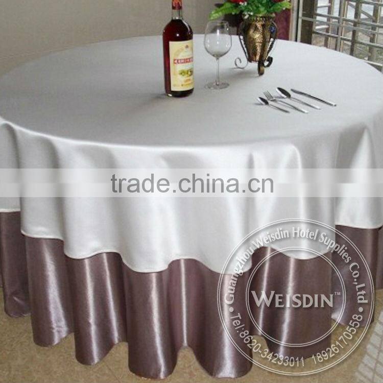 polyester table cloth high bar cocktail table cloth for wedding