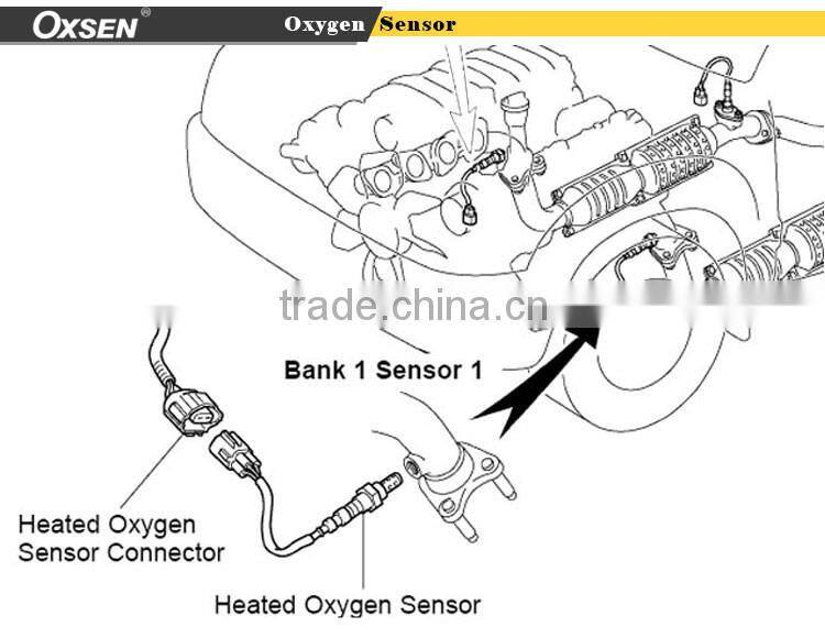4wire 500mm F32Z9F472A Oxygen Sensor For FORD Courier 2.6 G6