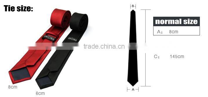 Mens polyester stripe custom cravat necktie