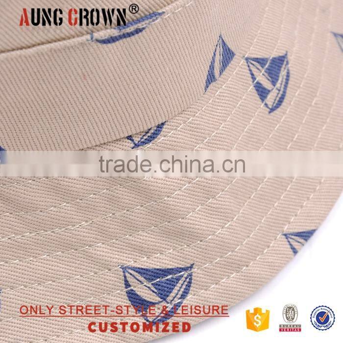 fashion cheap lovely 100% cotton bucket hat/cap