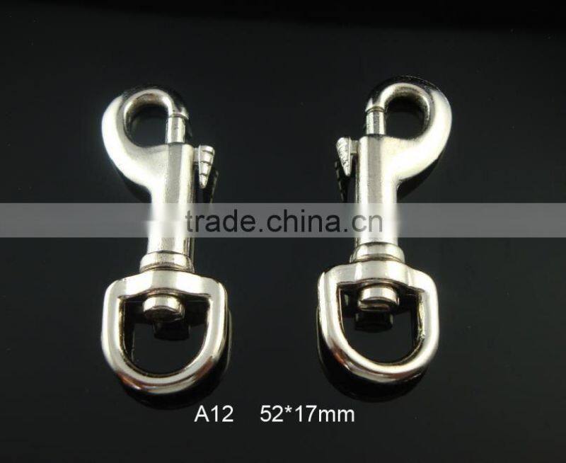 nickel color plated snap hook